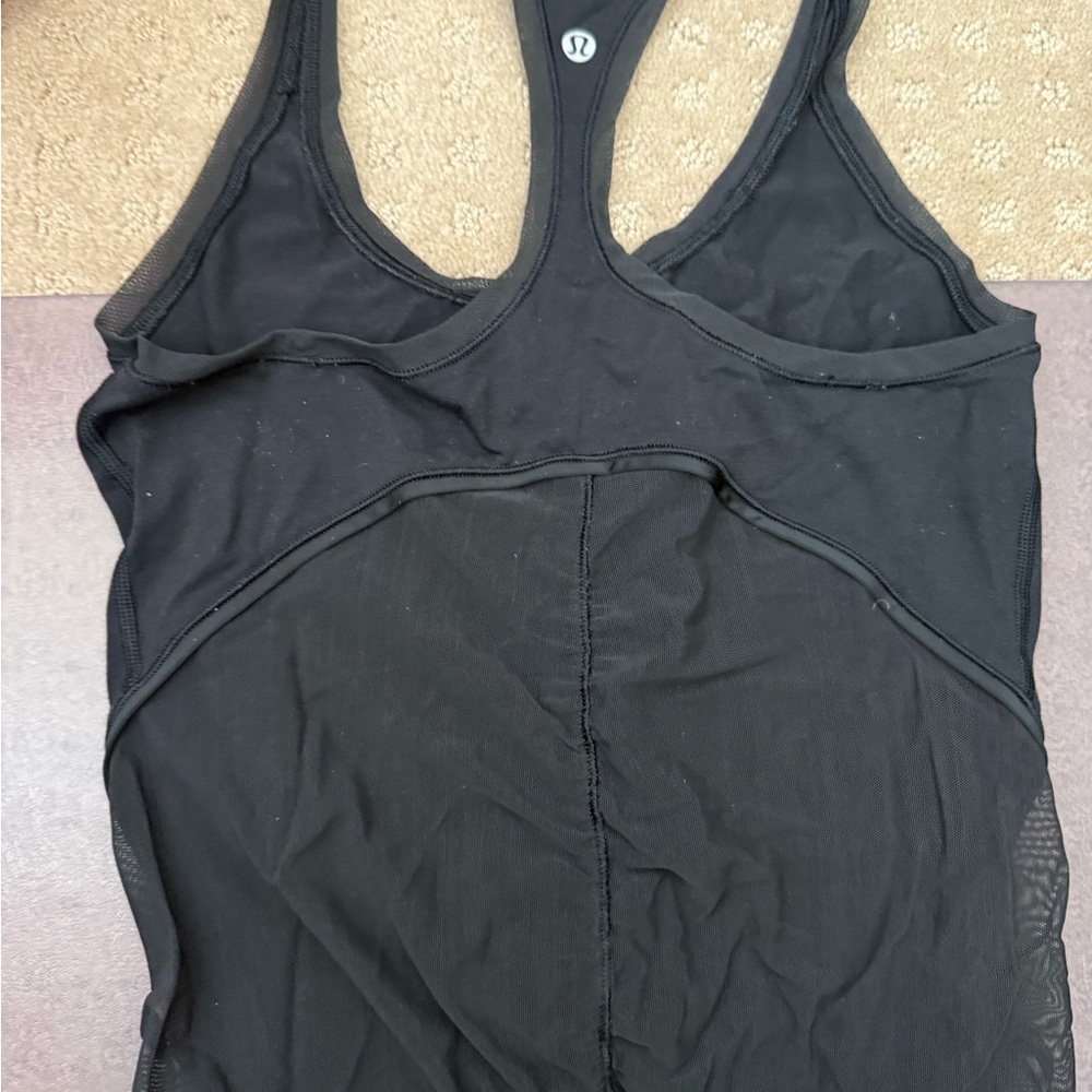 lululemon athletica Black Tank Top